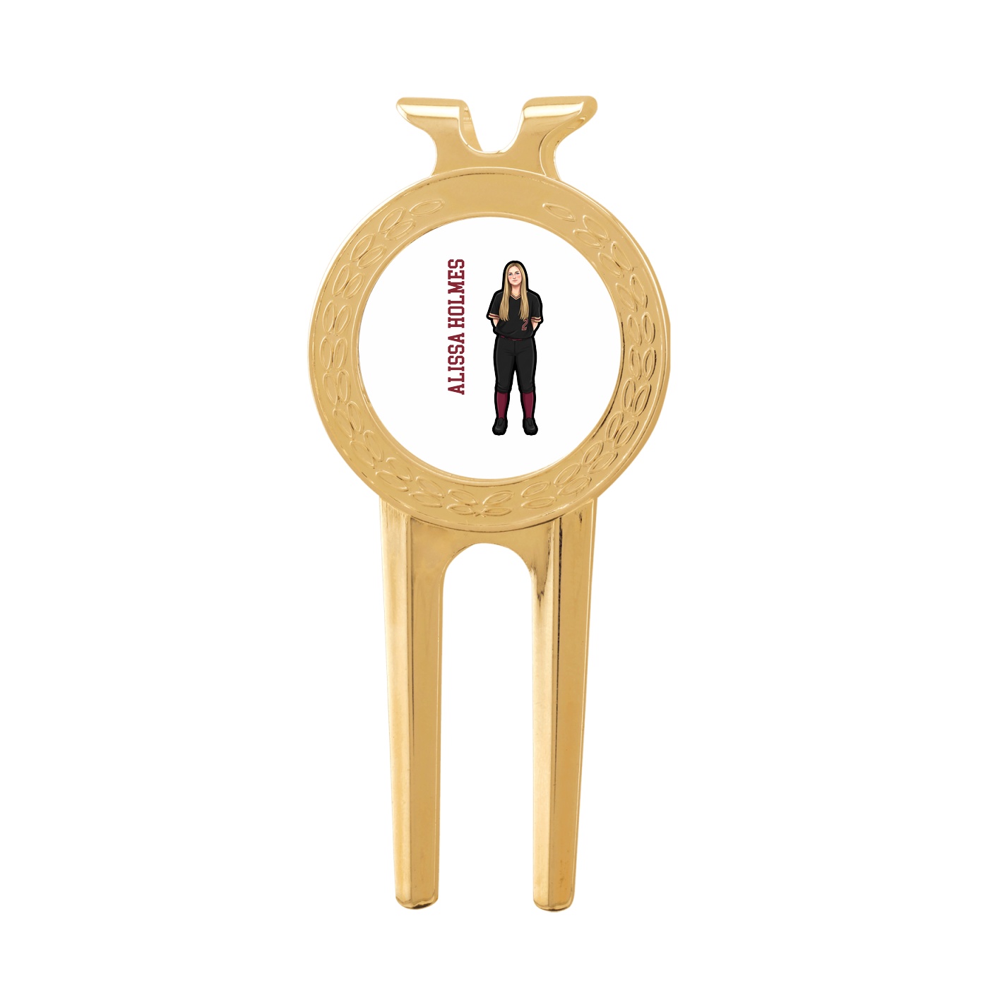 Divot Tool with Ball Marker — Name Vertical in Classic