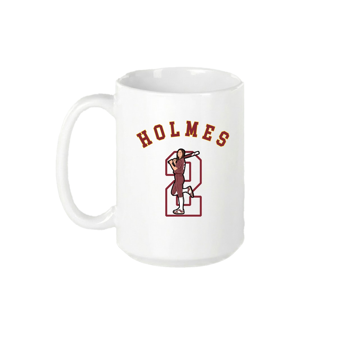 15oz Coffee Mug — Shirsey Arch in White