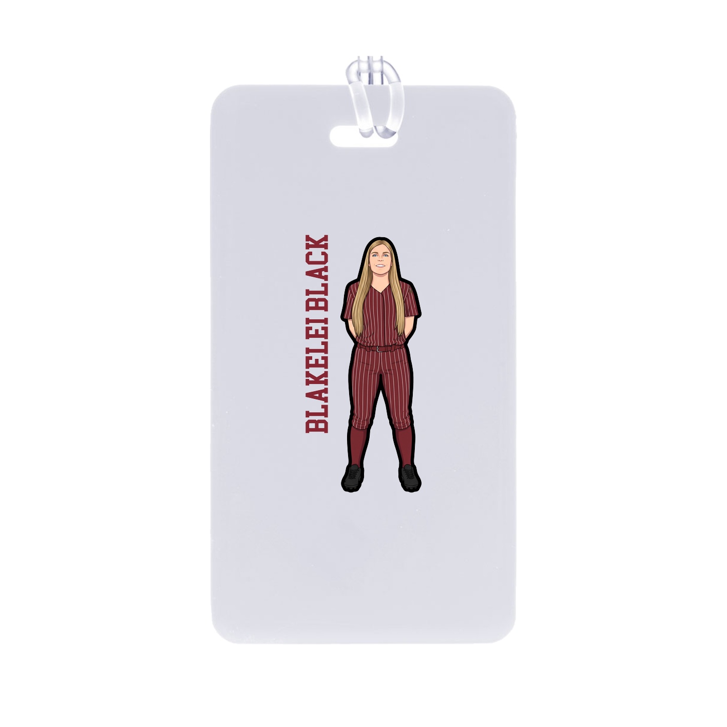 Bag Tag — Name Vertical in Classic