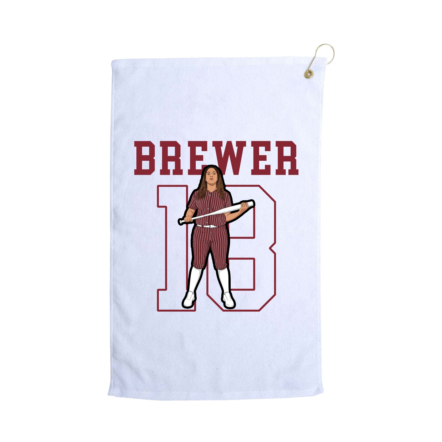 Golf Towel — Shirsey in White