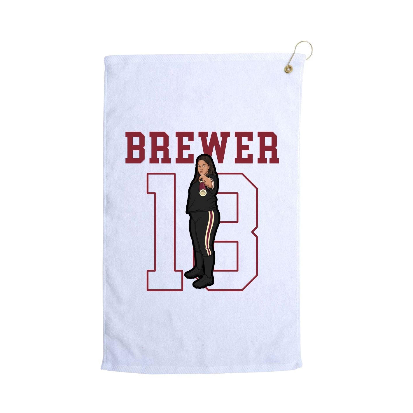 Golf Towel — Shirsey in White