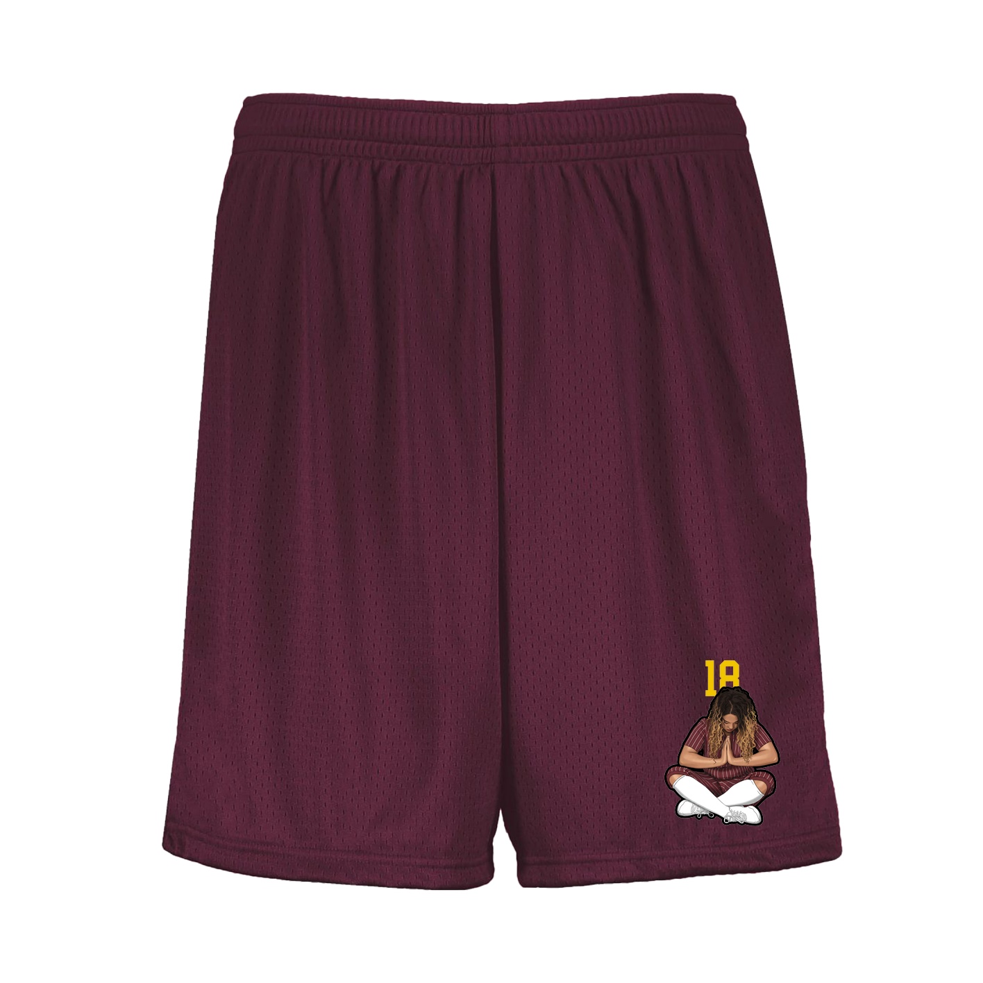 Shorts — Number Top in Maroon