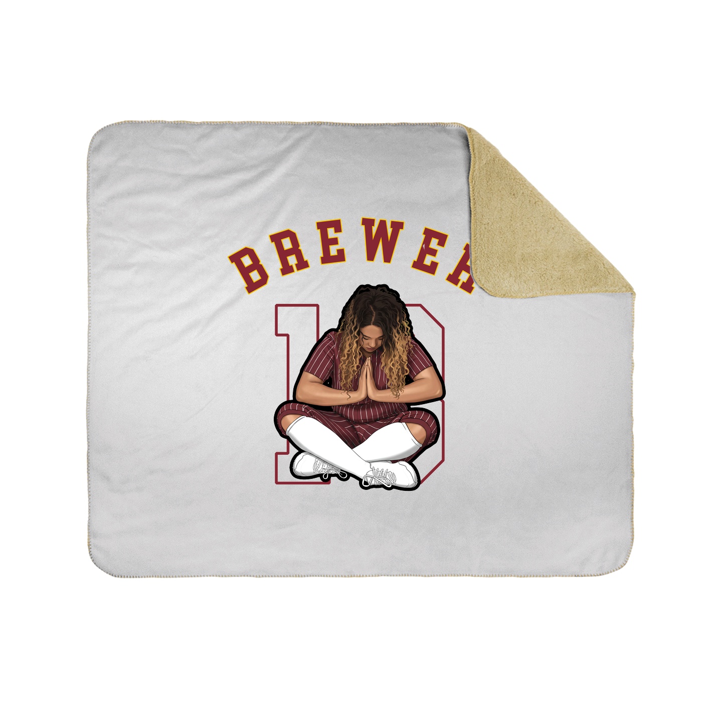 Throw Blanket — Shirsey Arch in White