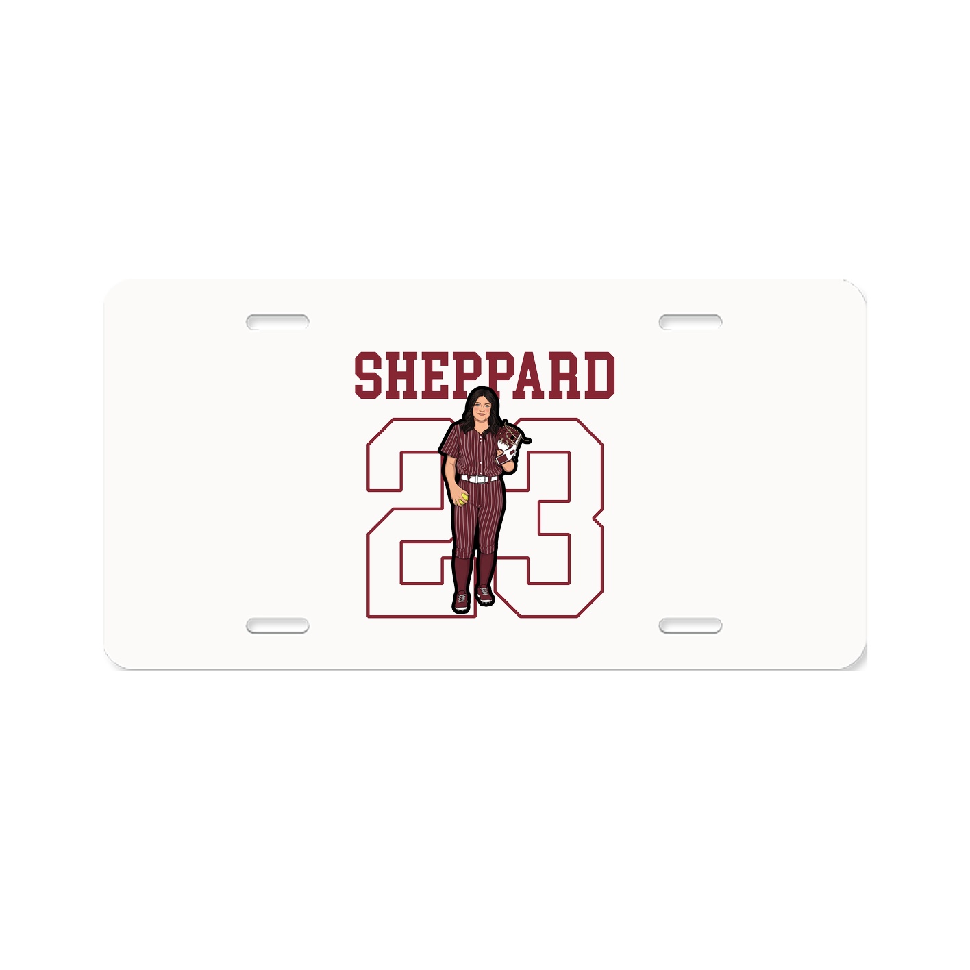 License Plate — Shirsey in Classic