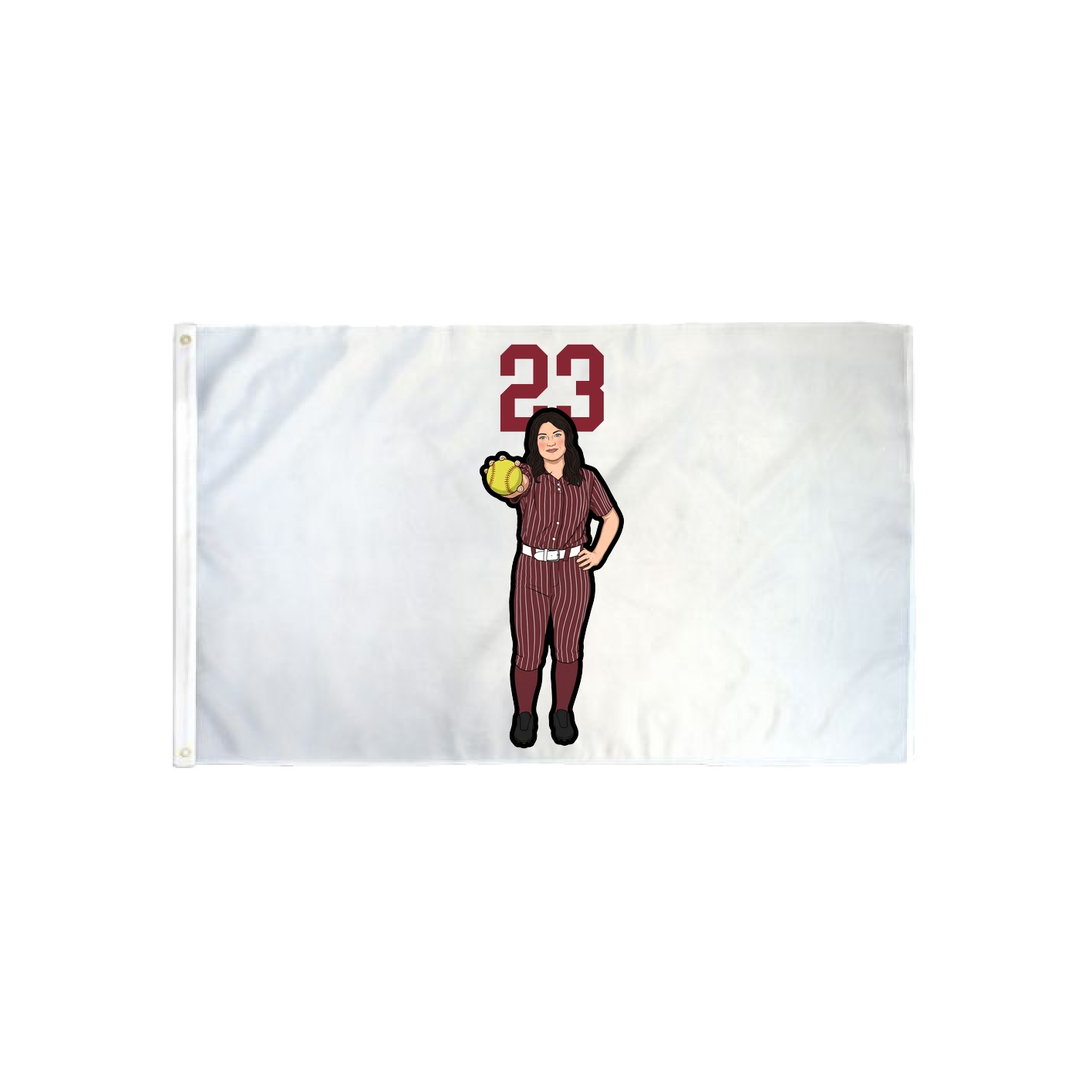 3x5 Flag — Number Top in Classic