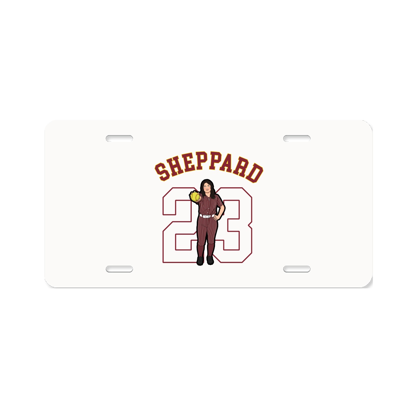License Plate — Shirsey Arch in Classic