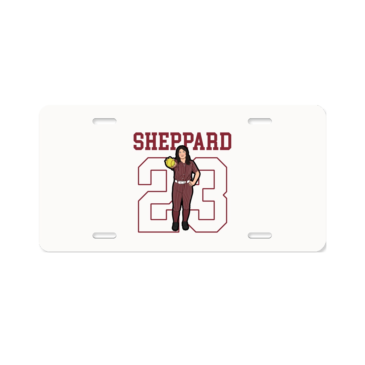 License Plate — Shirsey in Classic