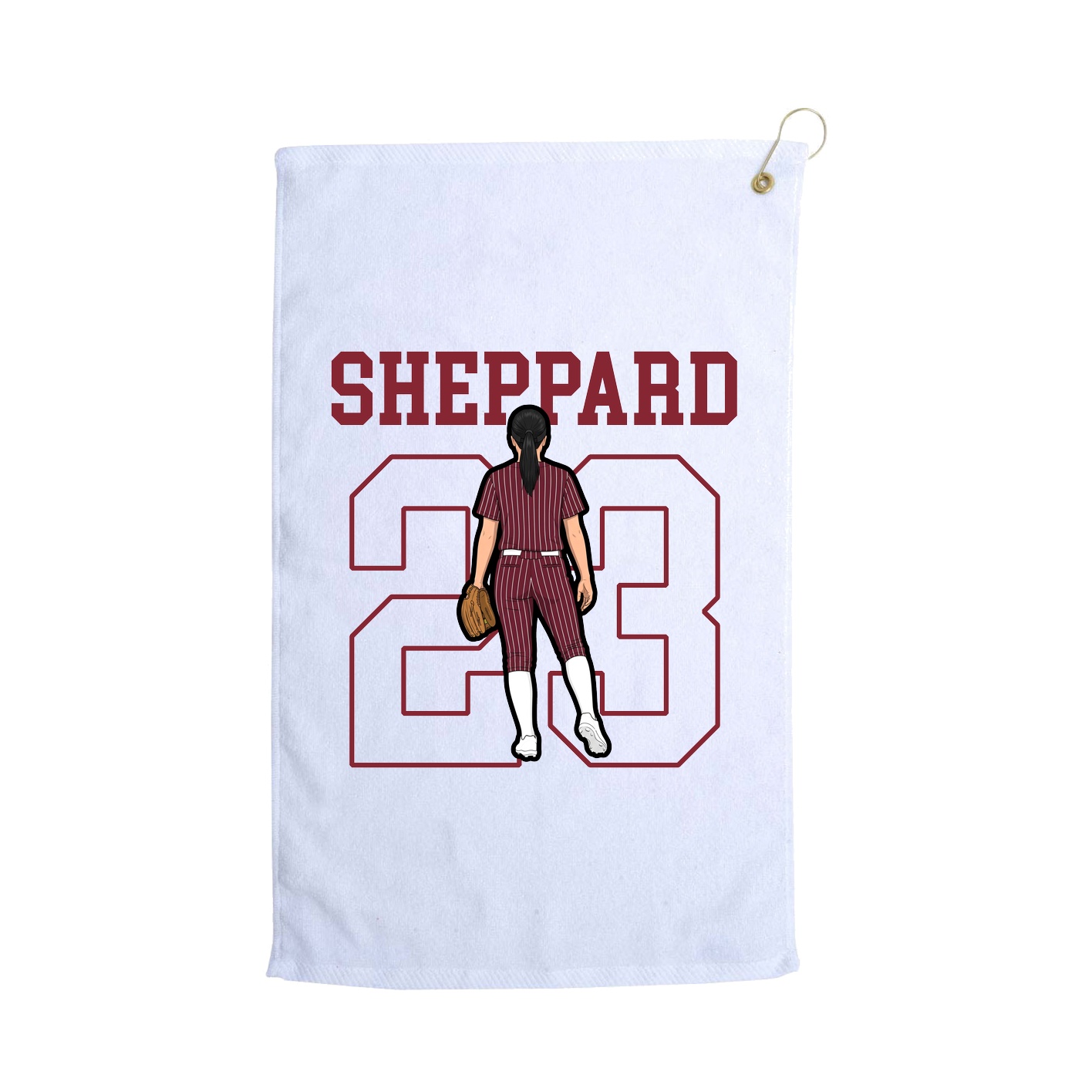 Golf Towel — Shirsey in White