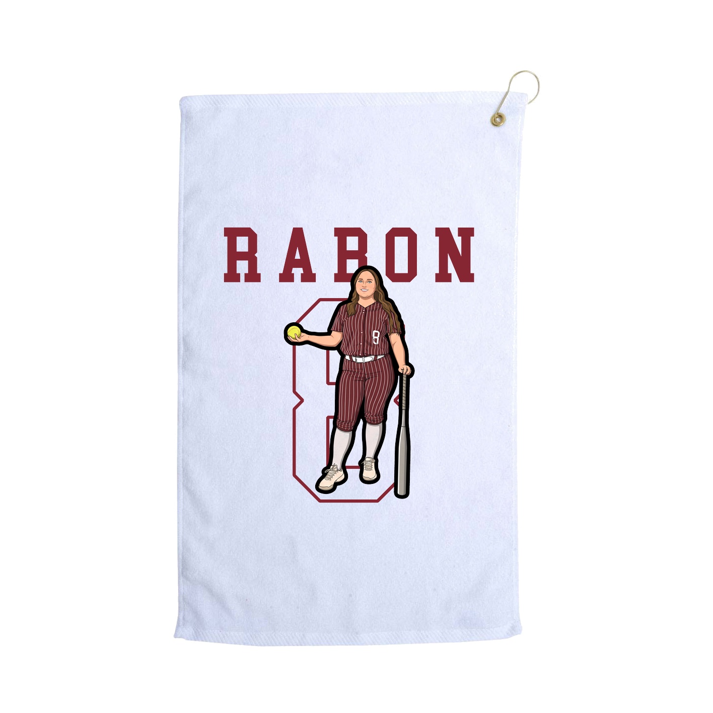 Golf Towel — Shirsey in White
