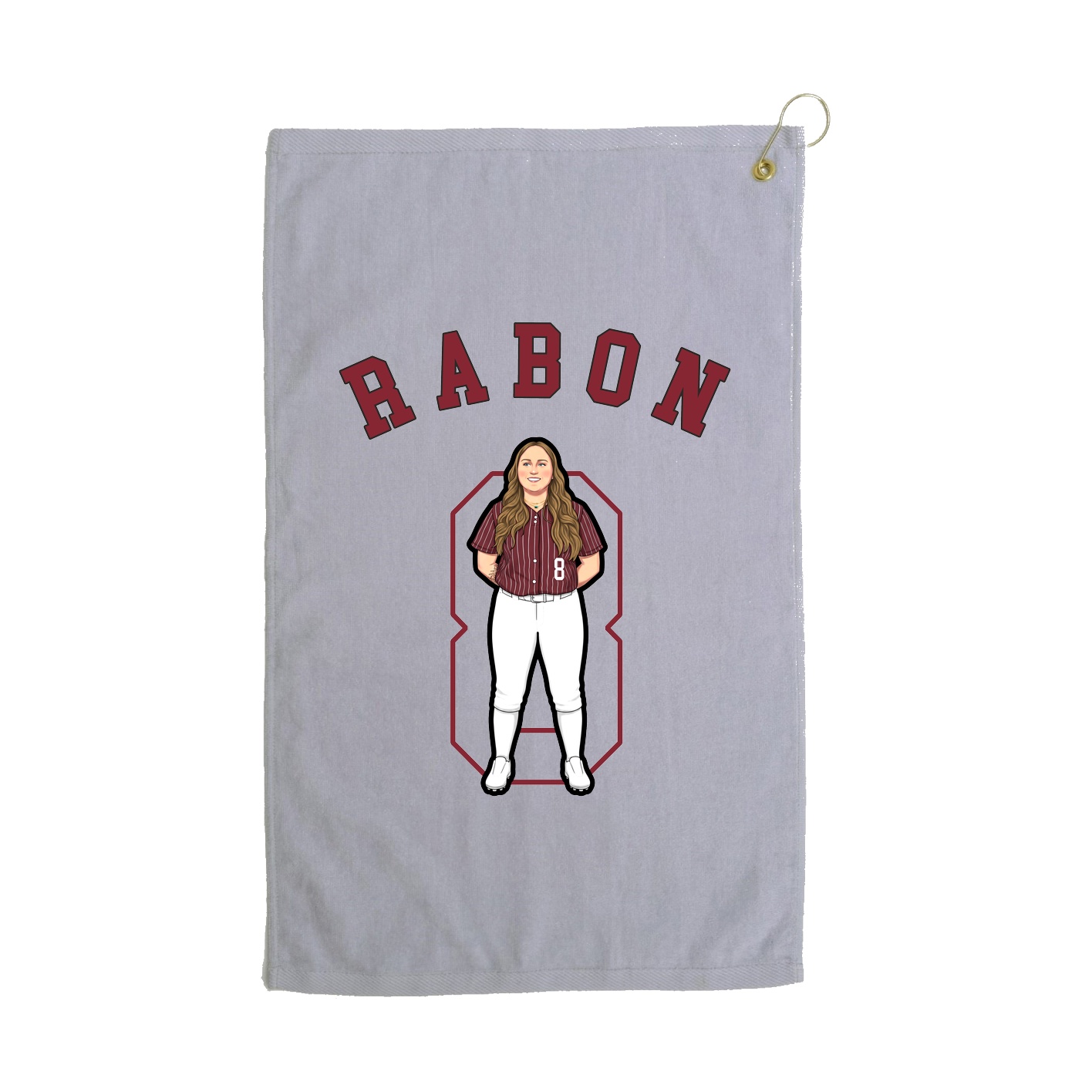 Golf Towel — Shirsey Arch in Grey