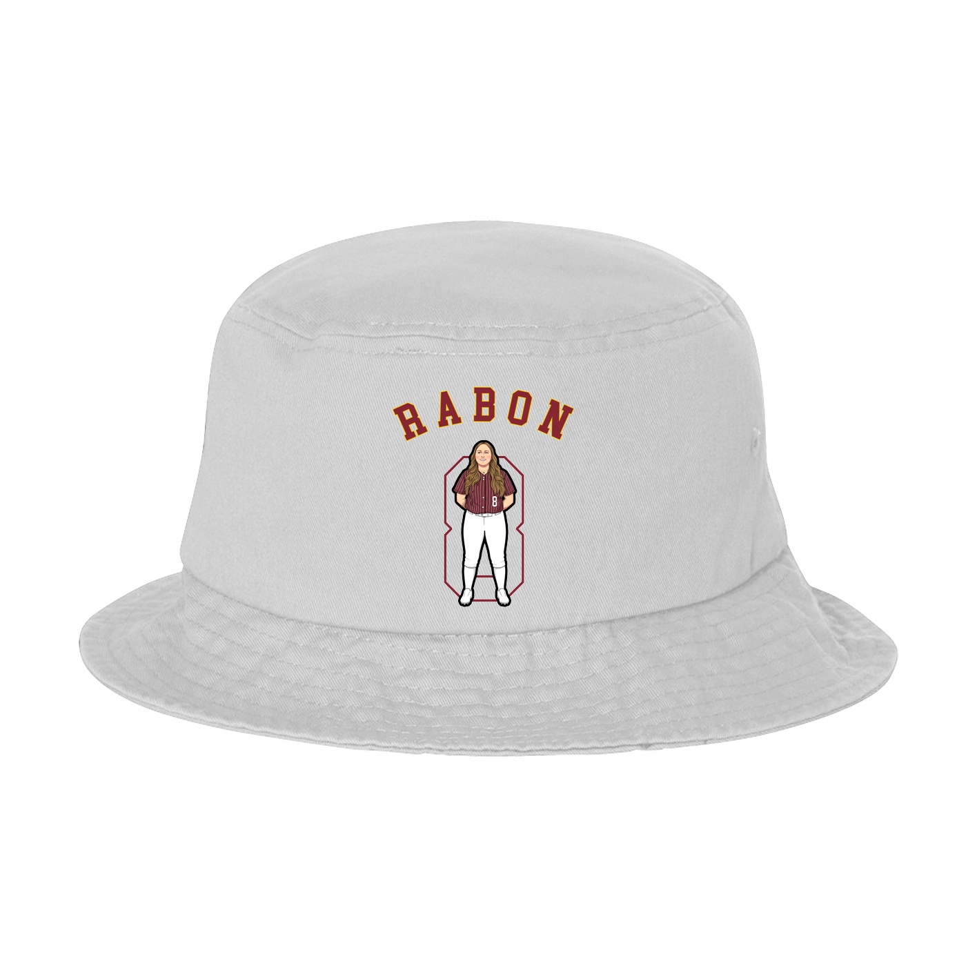 Bucket Cap — Shirsey Arch in White
