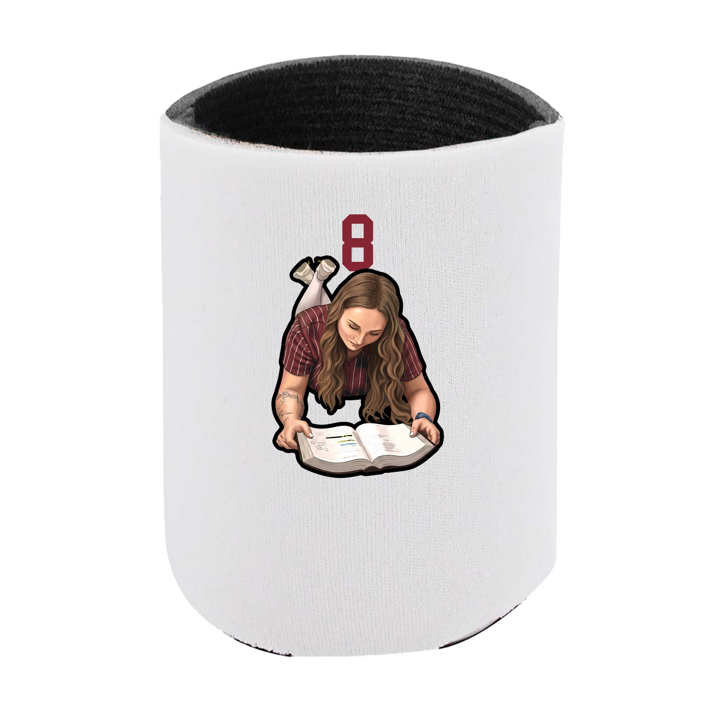 Can Holder — Number Top in White