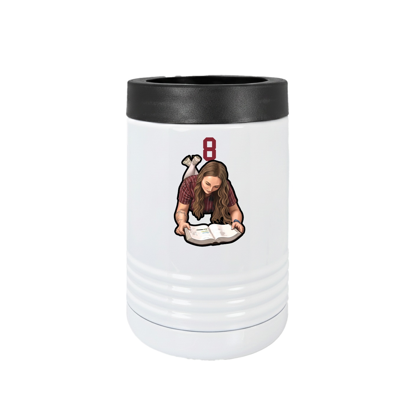 Beverage Holder — Number Top in White