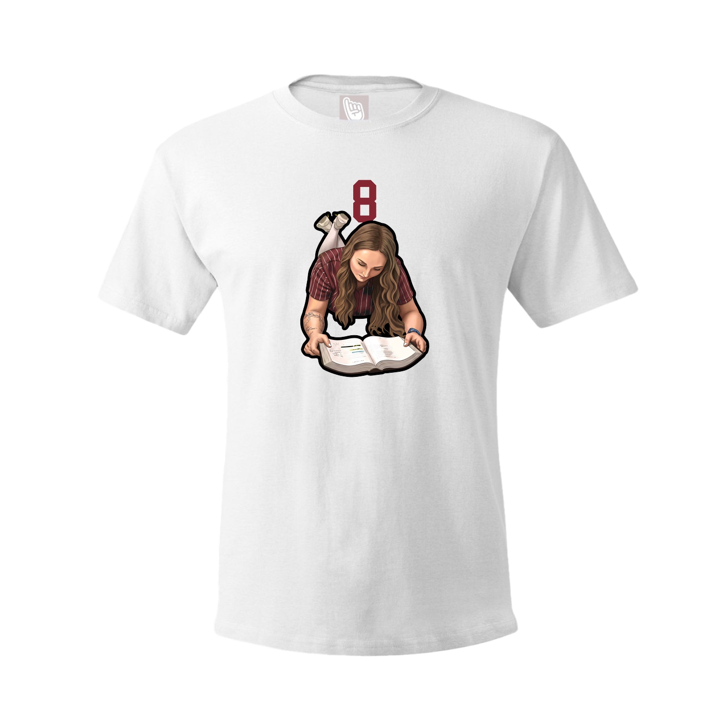 Tee — Number Top in White