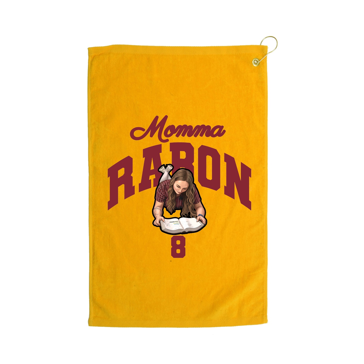 Golf Towel — Mothers Day Arch in Gold