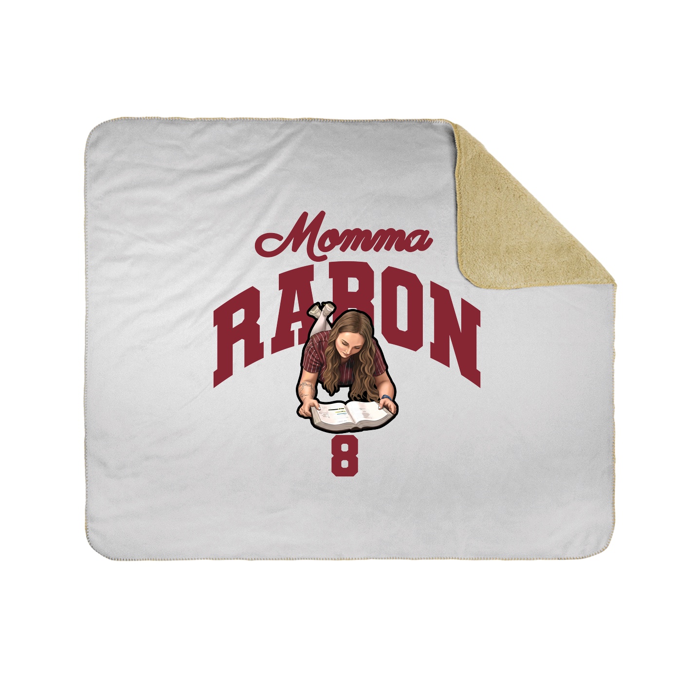 Throw Blanket — Mothers Day Arch in White