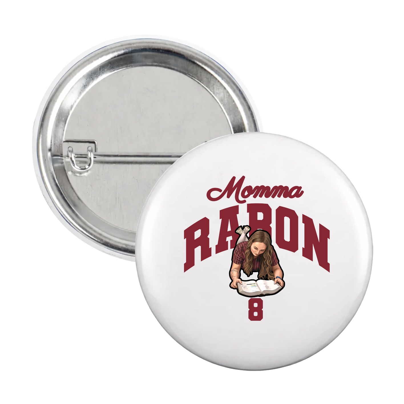 Game Day Button — Mothers Day Arch in White