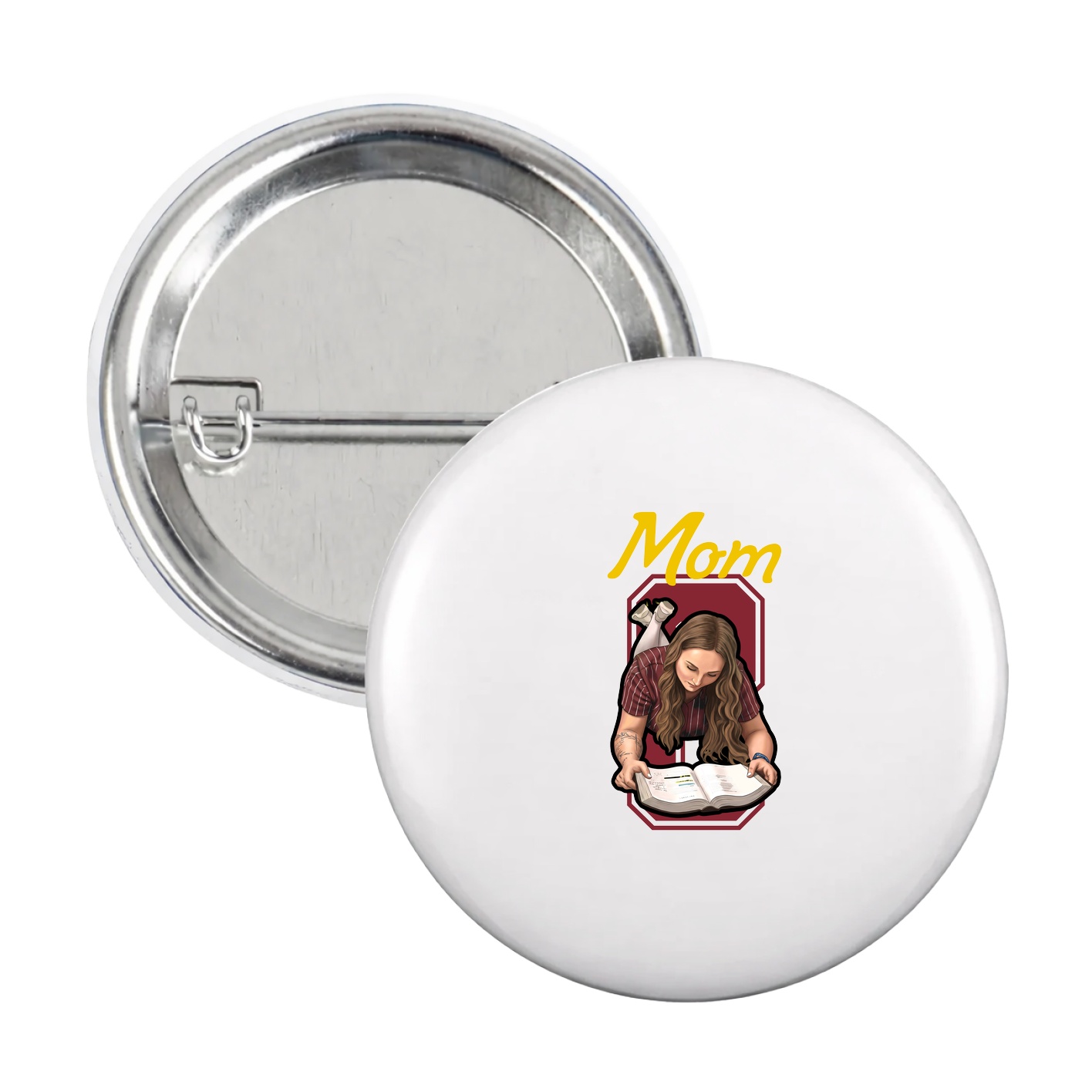 Game Day Button — Mothers Day Shirsey in White