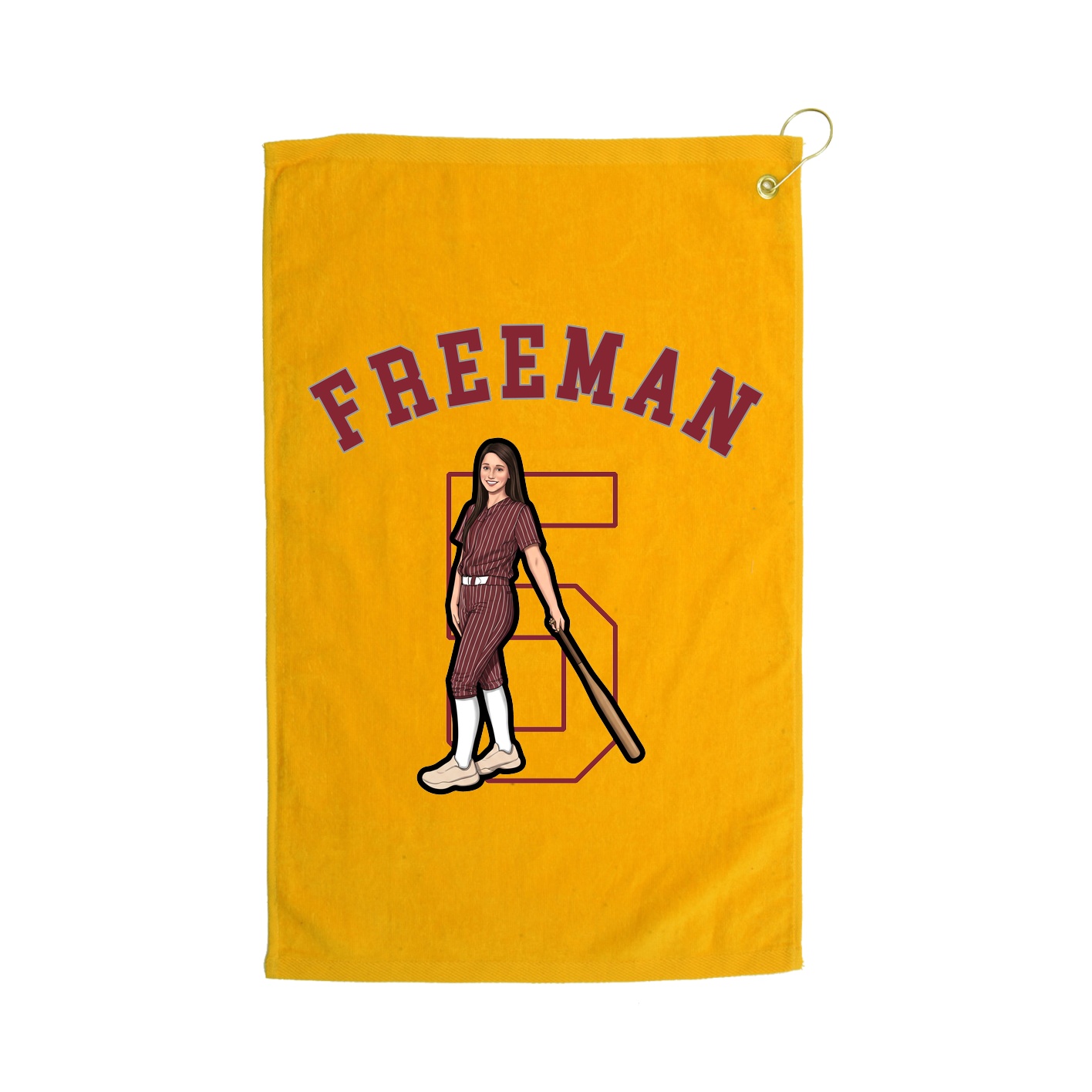 Golf Towel — Shirsey Arch in Gold