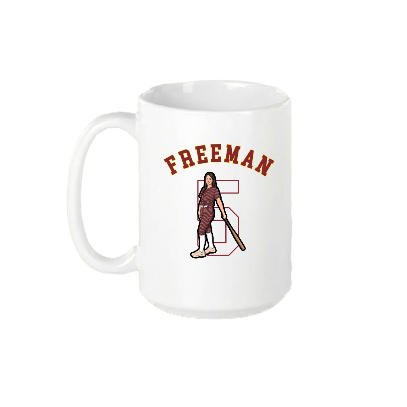 15oz Coffee Mug — Shirsey Arch in White