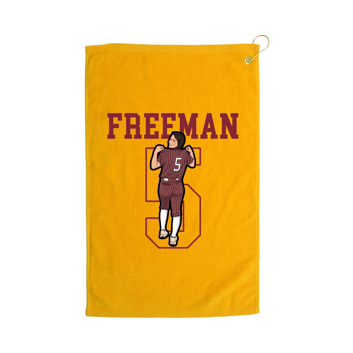 Golf Towel — Shirsey in Gold
