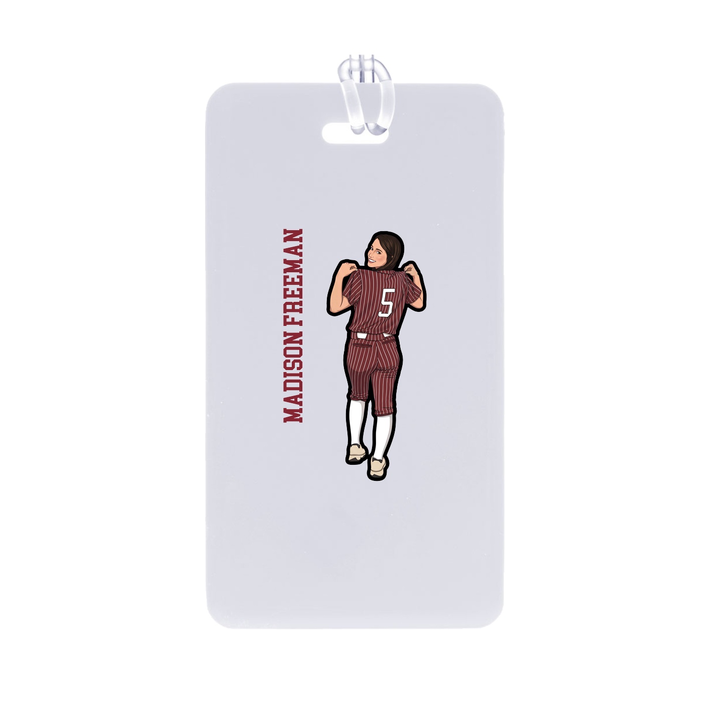 Bag Tag — Name Vertical in Classic