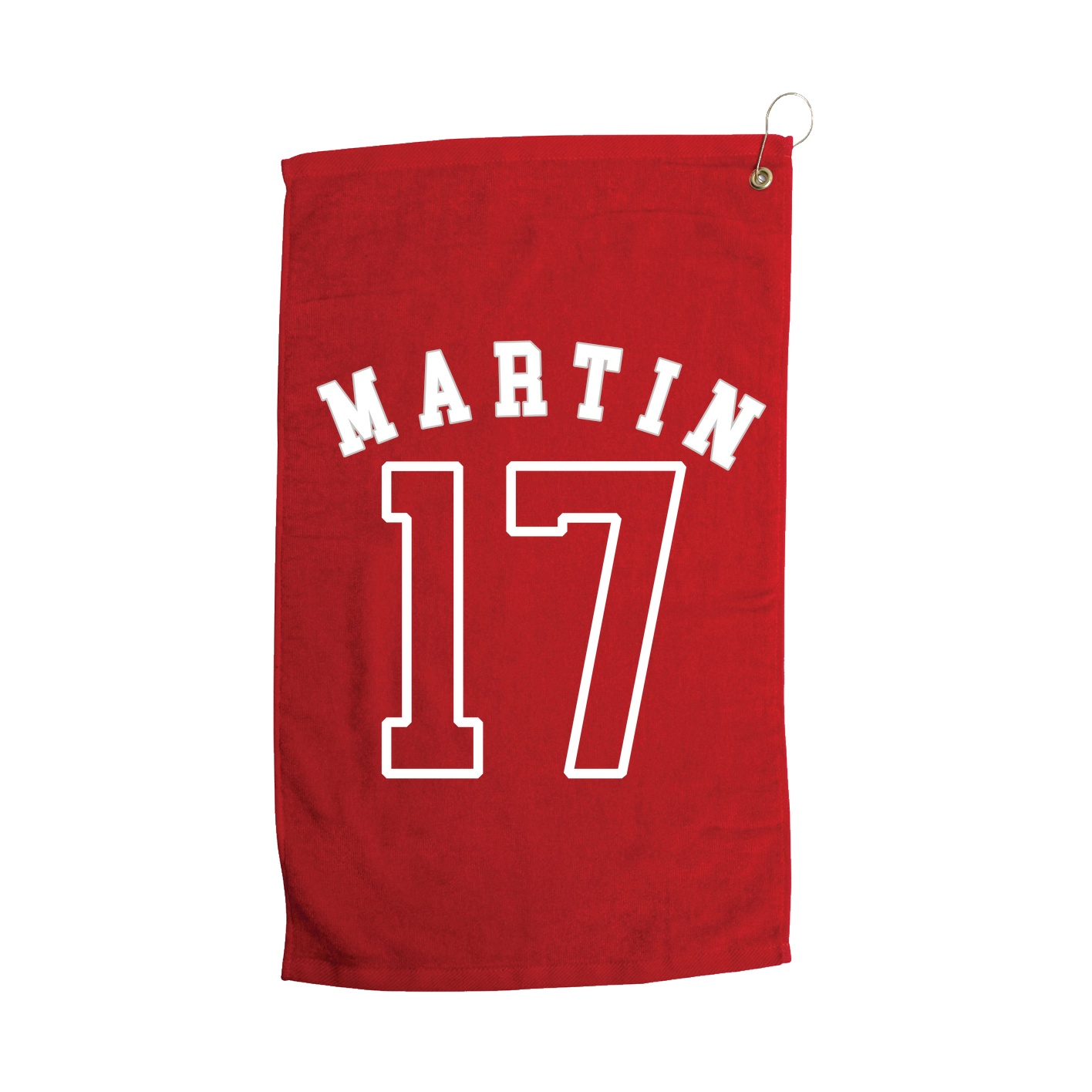 Golf Towel — Shirsey Arch in Red