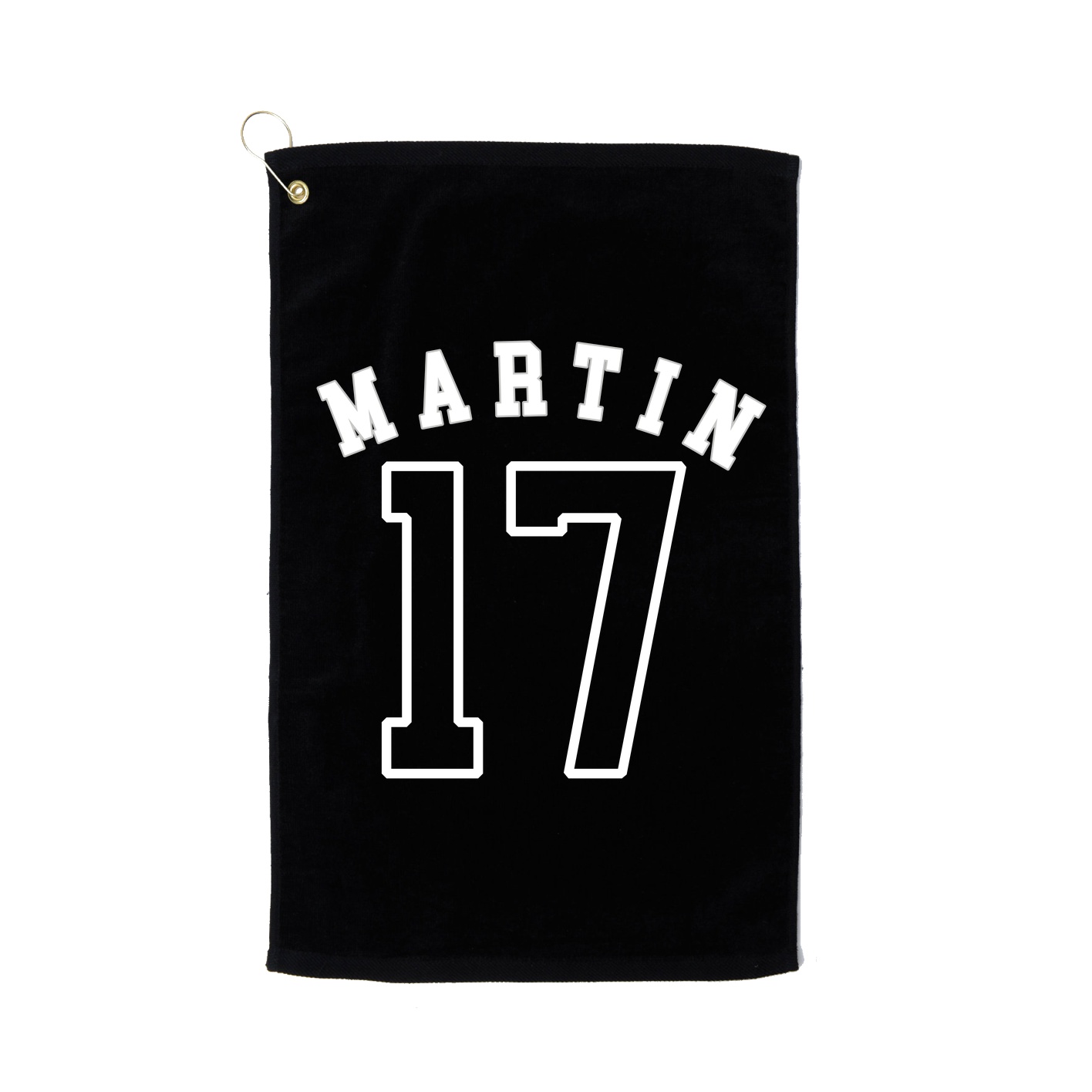 Golf Towel — Shirsey Arch in Black