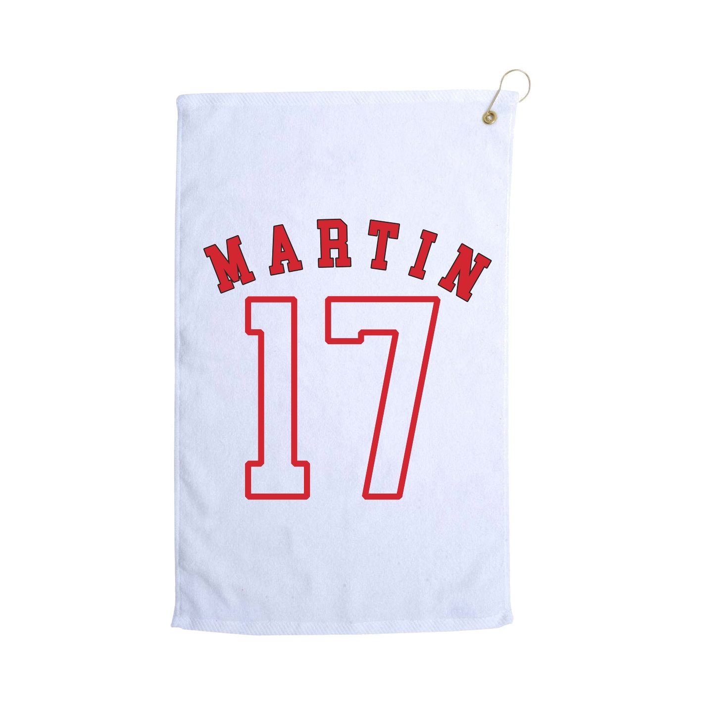 Golf Towel — Shirsey Arch in White
