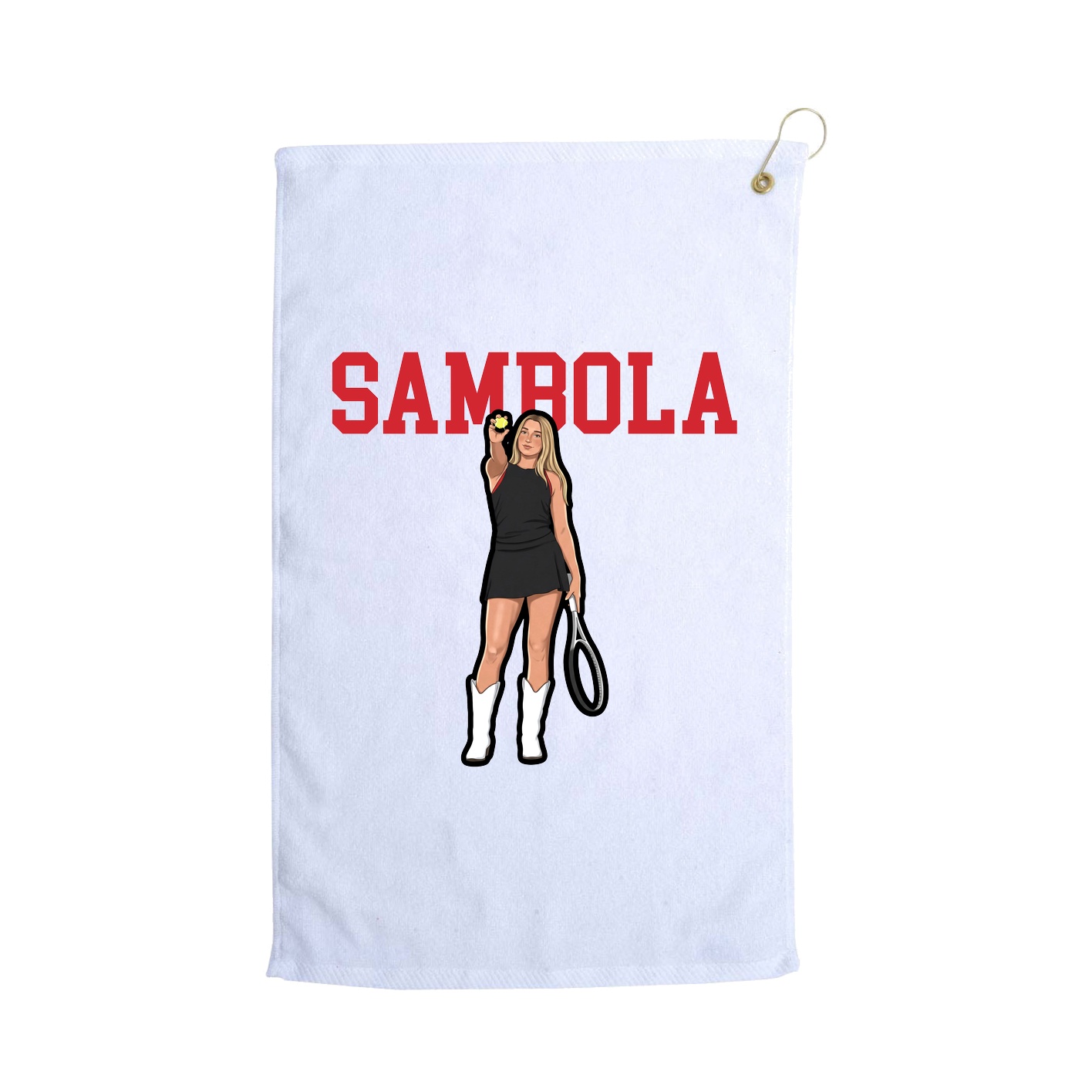 Golf Towel — Shirsey in White