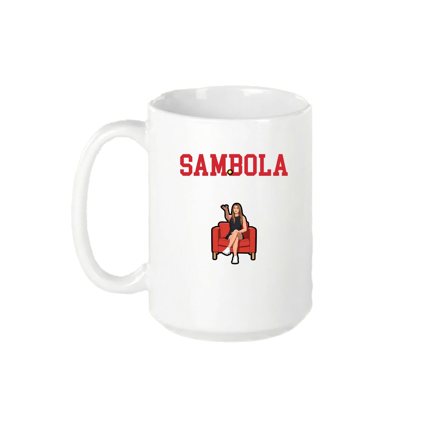15oz Coffee Mug — Shirsey in White