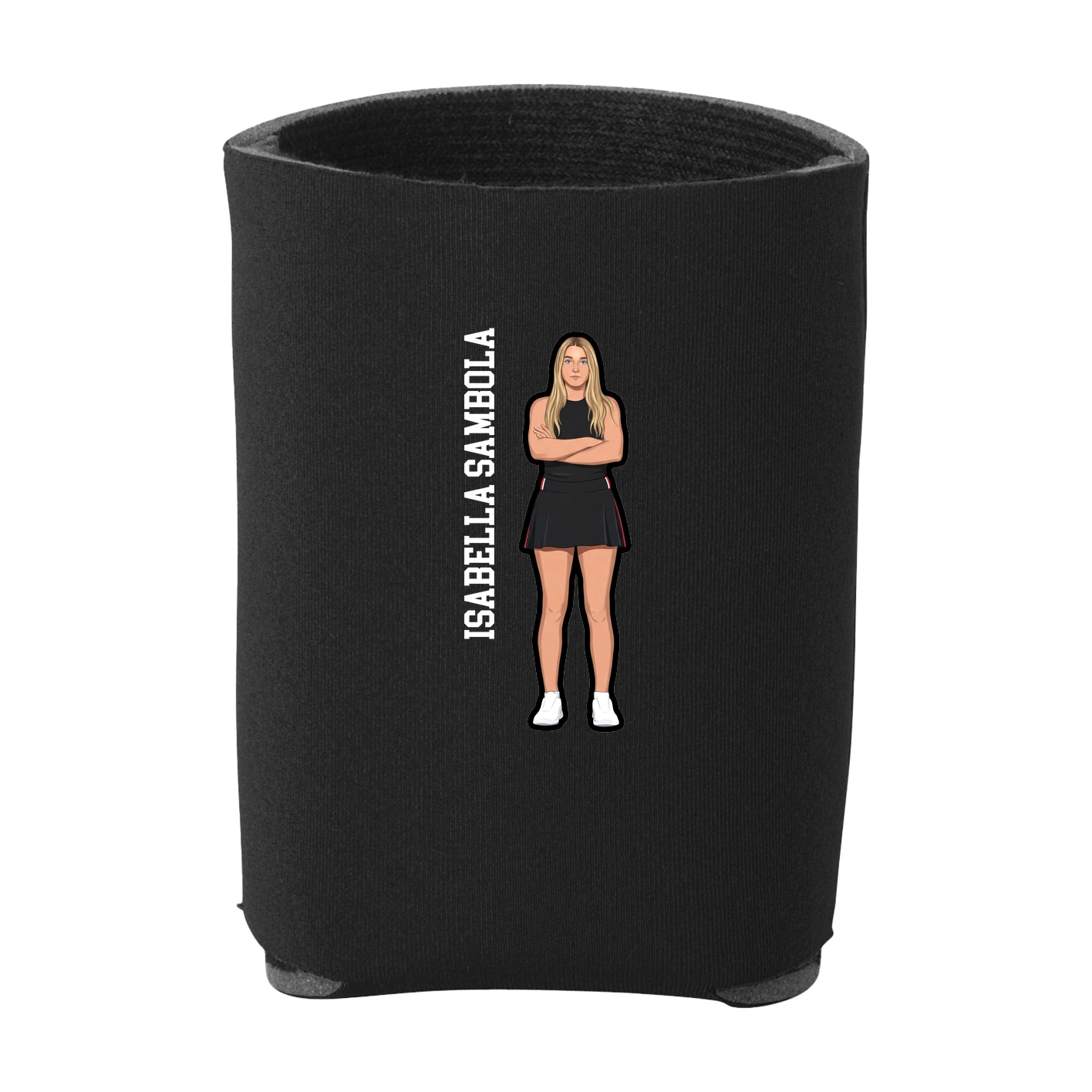 Can Holder — Name Vertical in Black