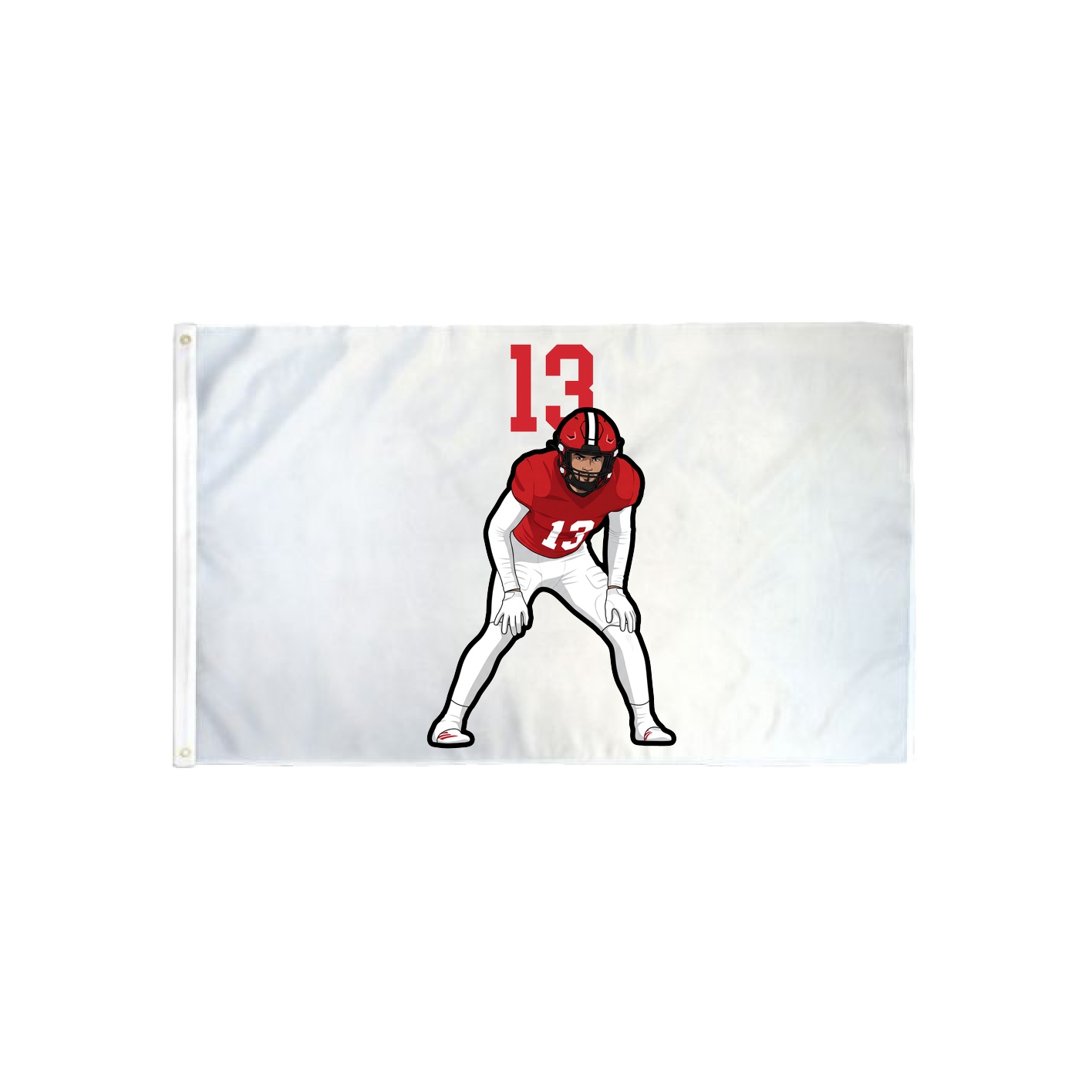 3x5 Flag — Number Top in Classic