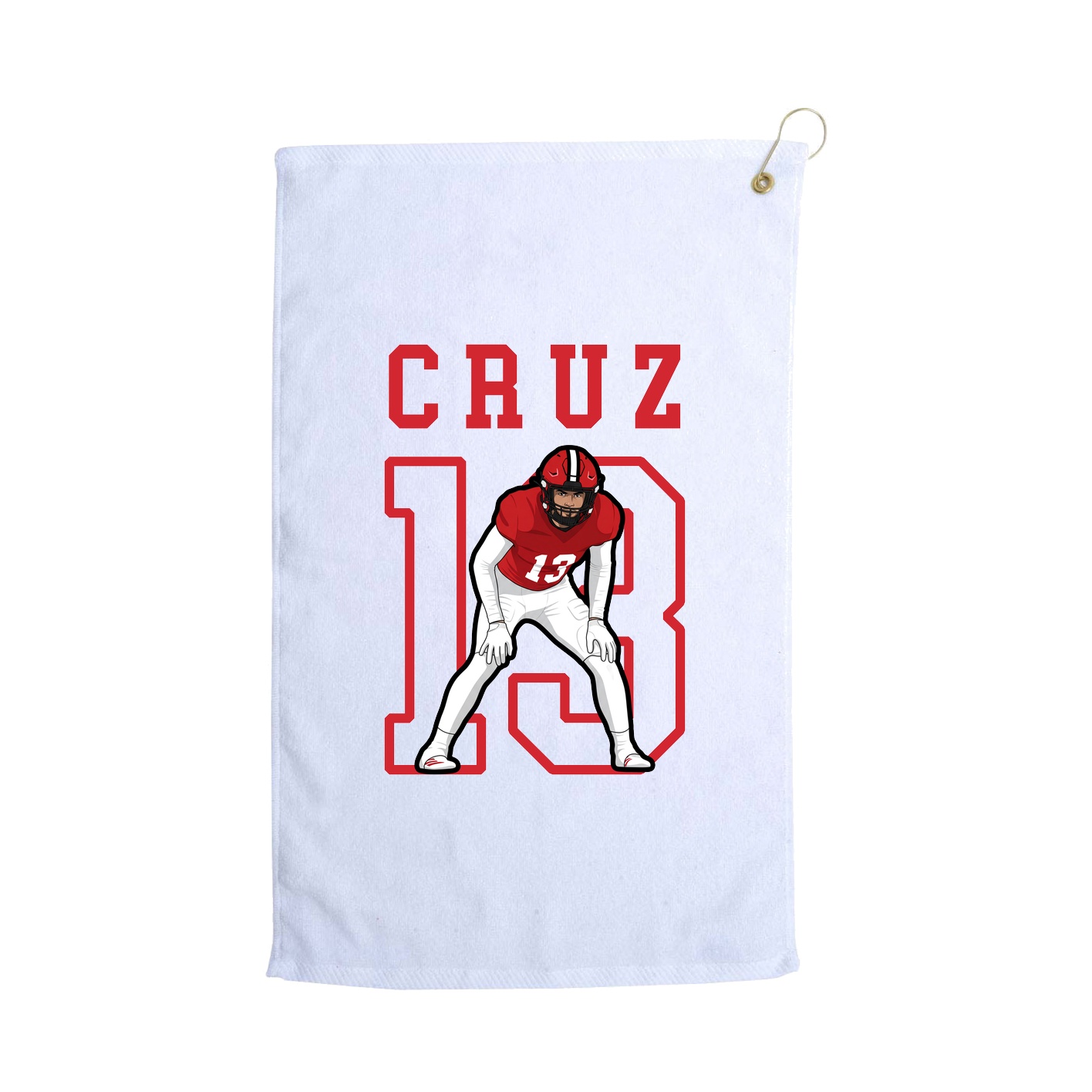 Golf Towel — Shirsey in White