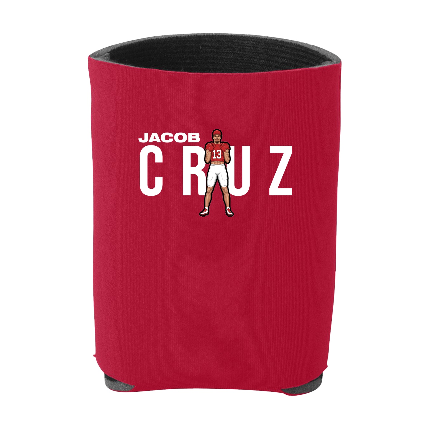 Can Holder — Player Name in Red