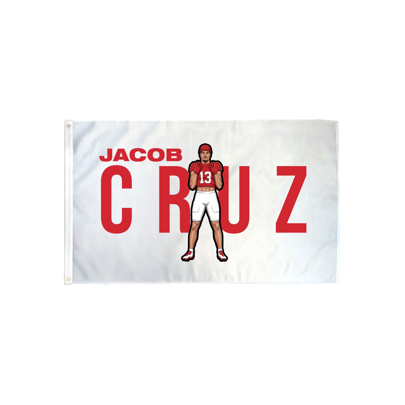 3x5 Flag — Player Name in Classic
