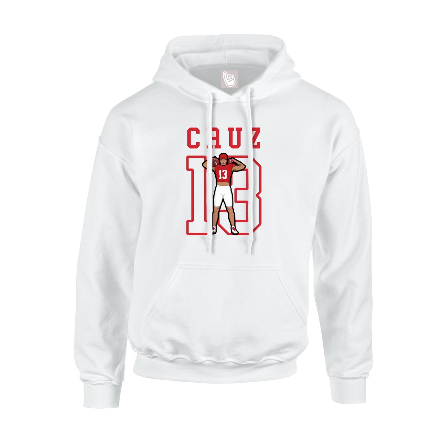 Hoodie — Shirsey in White