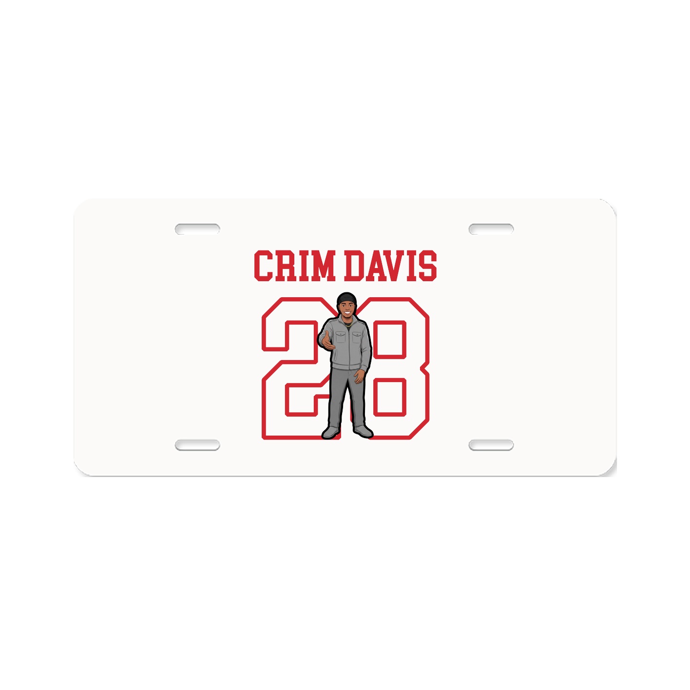 License Plate — Shirsey in Classic