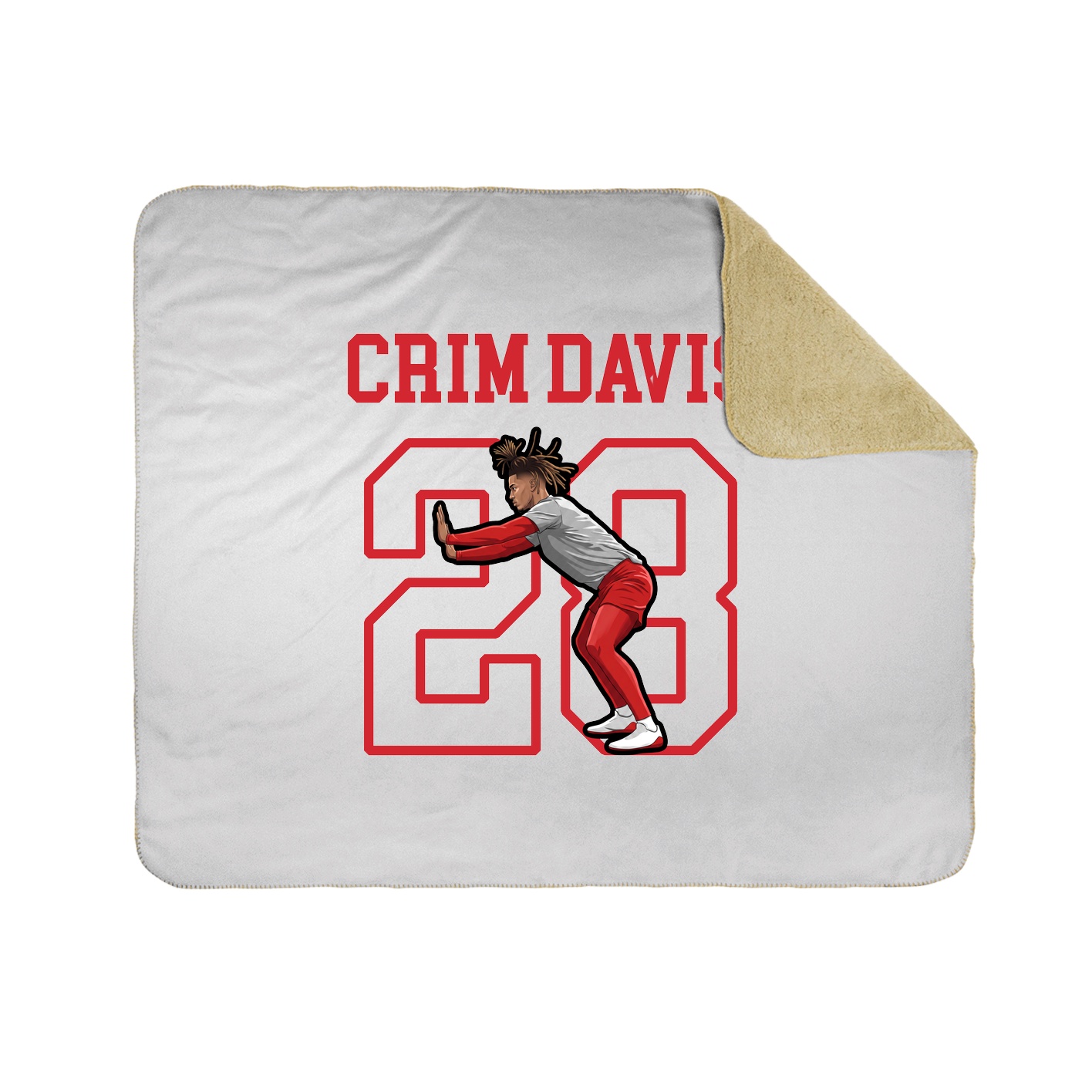 Throw Blanket — Shirsey in White