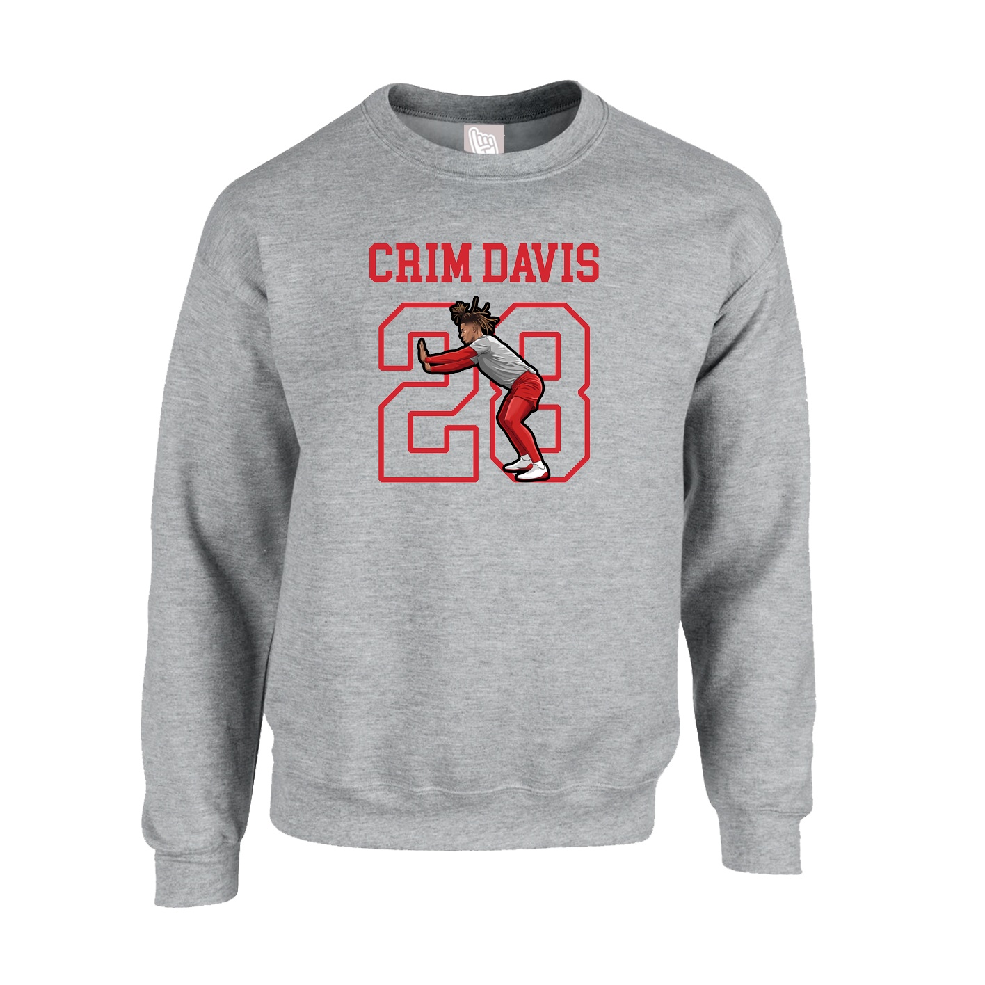 Fleece Crew — Shirsey in Grey