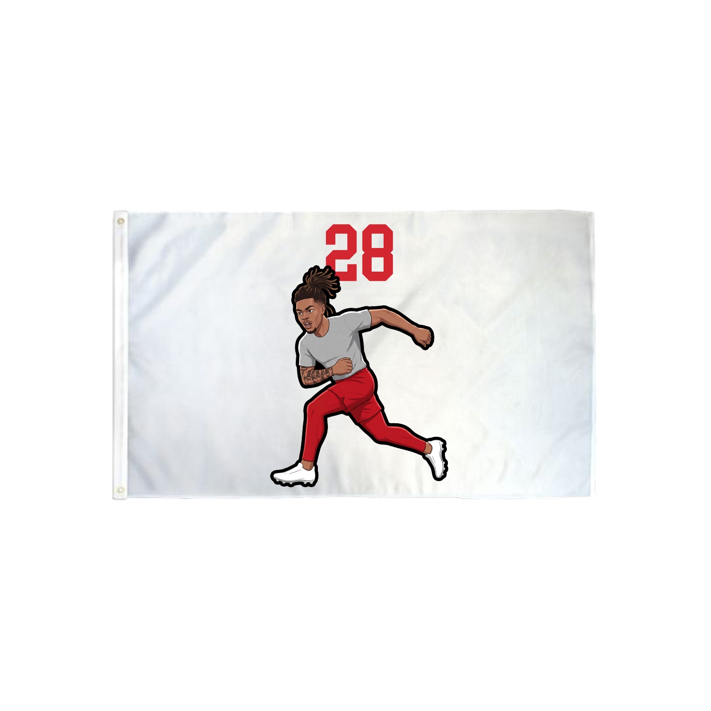 3x5 Flag — Number Top in Classic