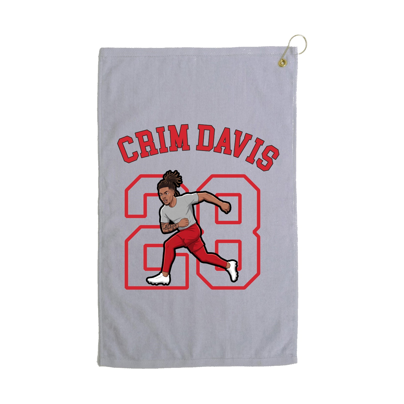 Golf Towel — Shirsey Arch in Grey