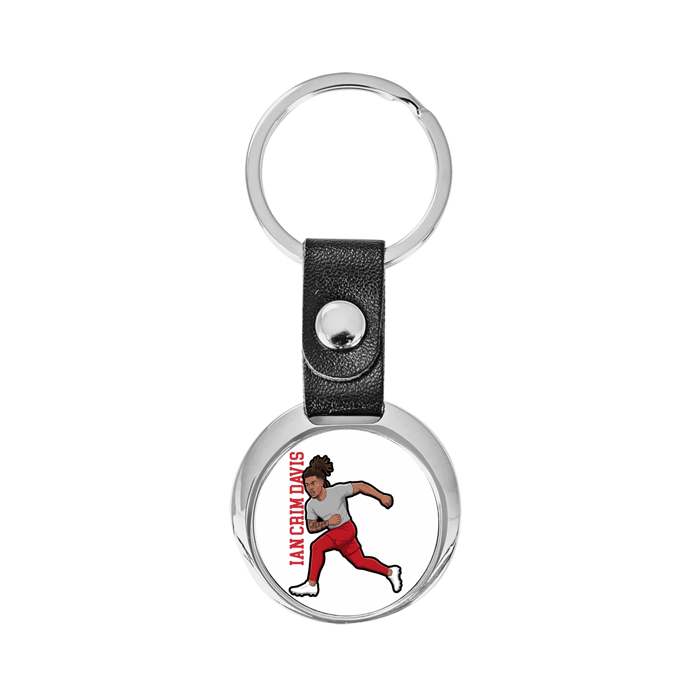 Key Chain — Name Vertical in Classic
