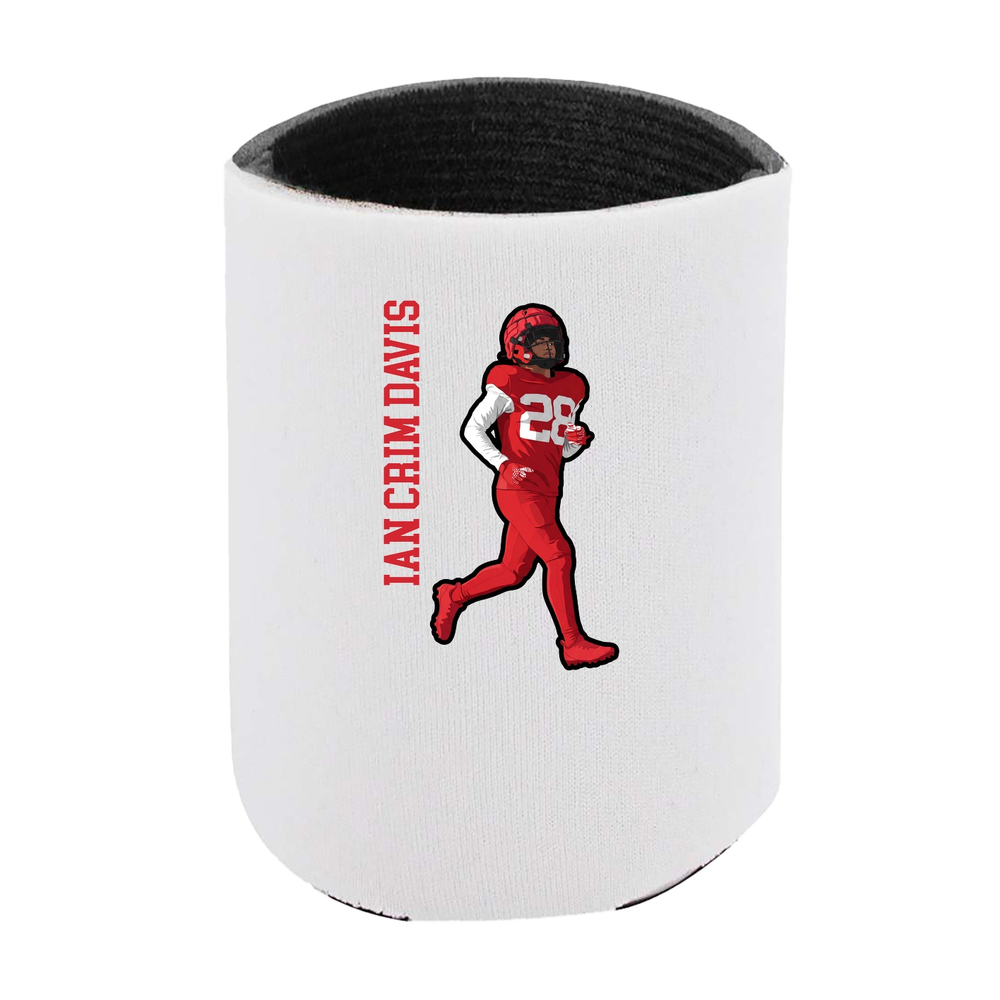 Can Holder — Name Vertical in White