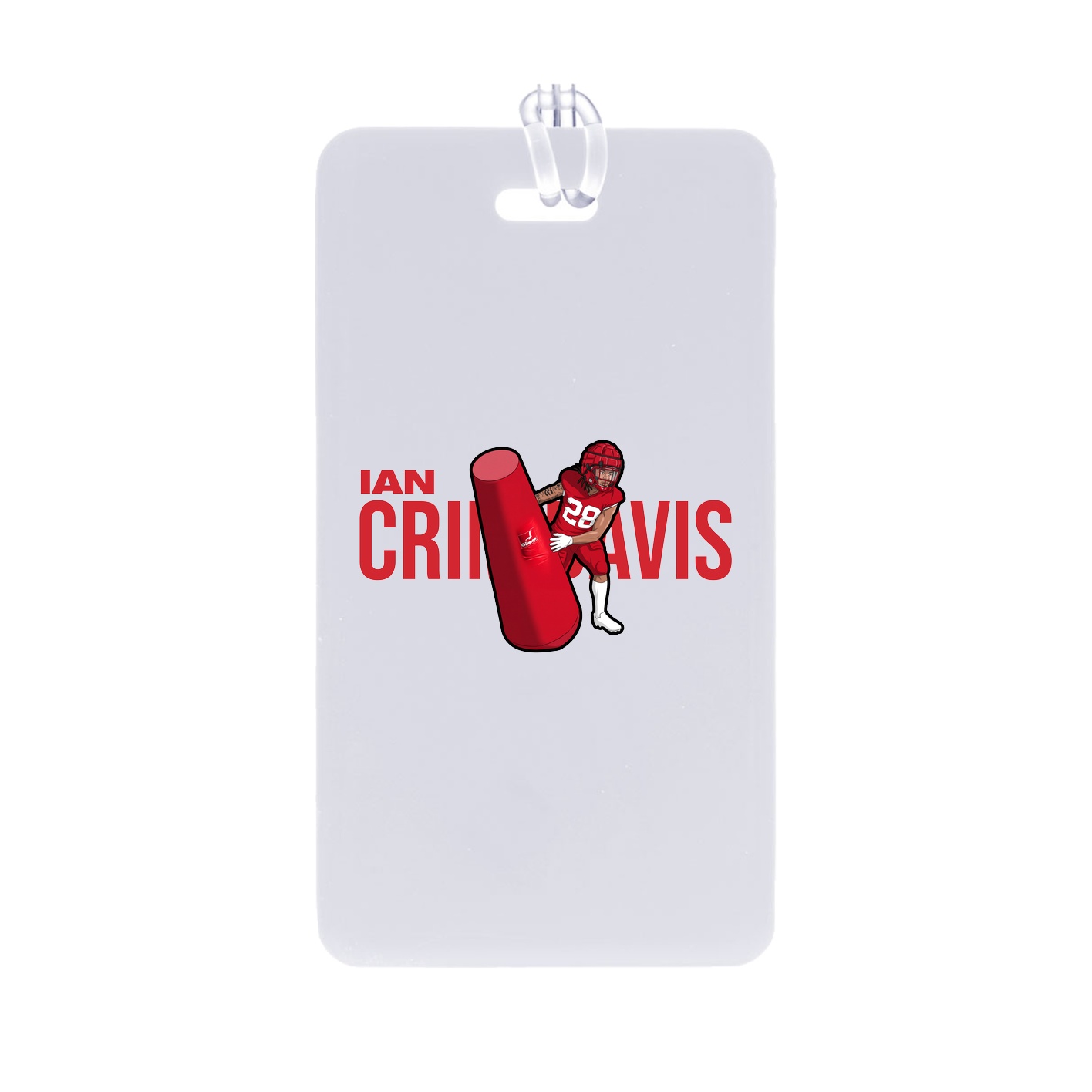 Bag Tag — Player Name in Classic