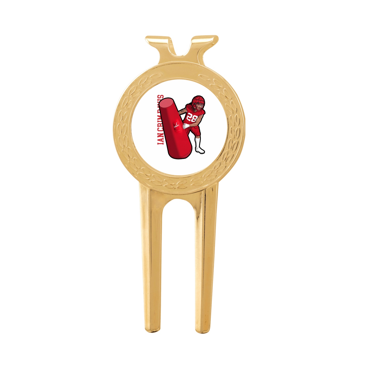 Divot Tool with Ball Marker — Name Vertical in Classic