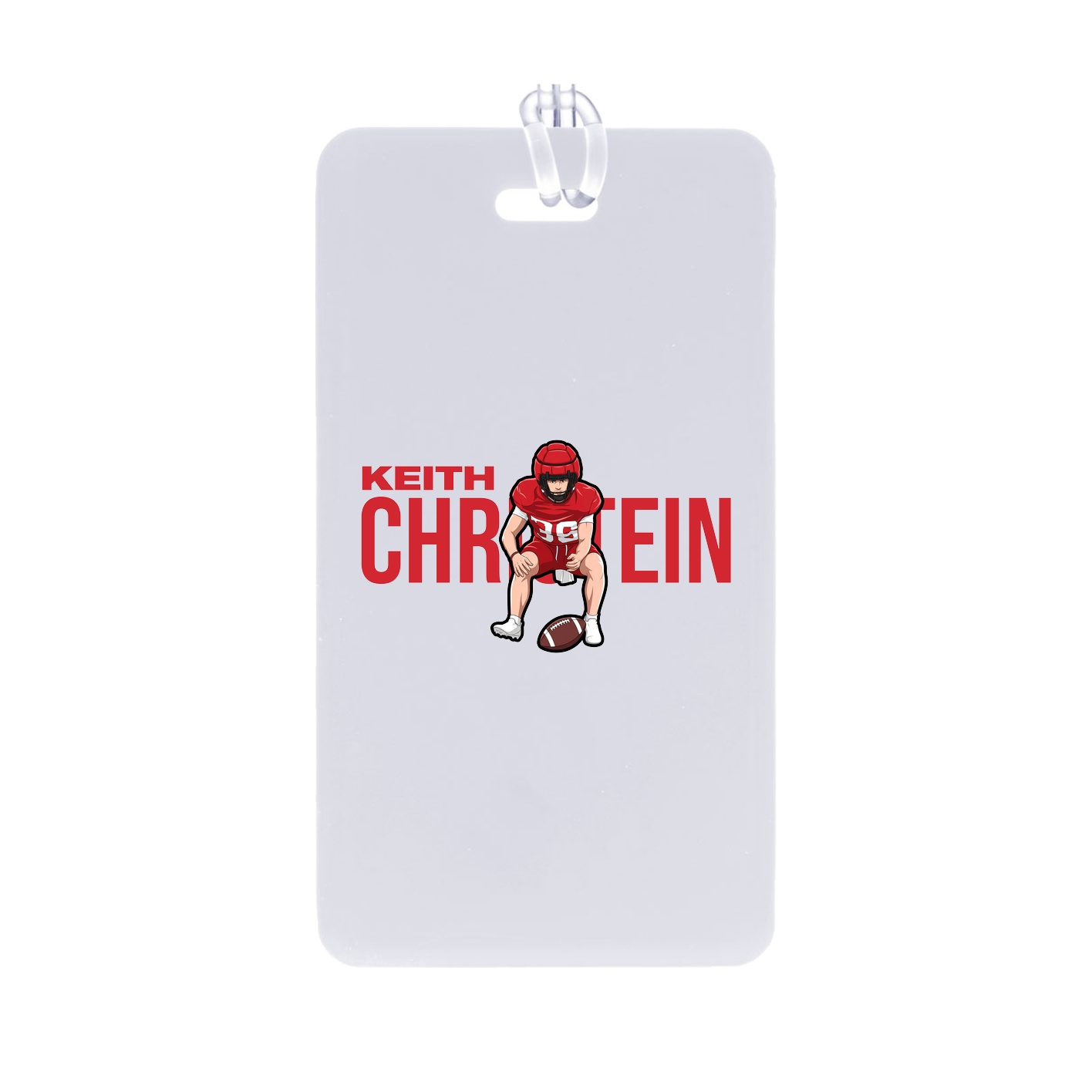 Bag Tag — Player Name in Classic