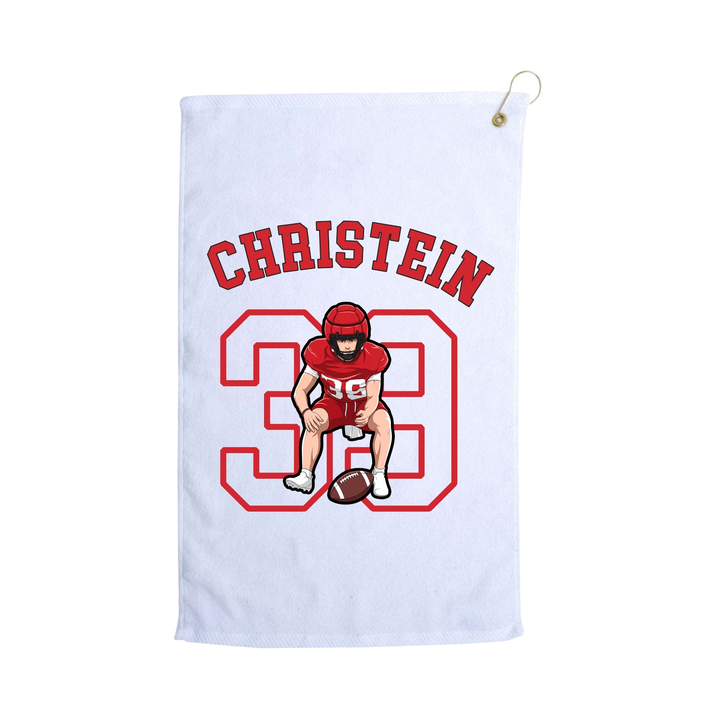 Golf Towel — Shirsey Arch in White