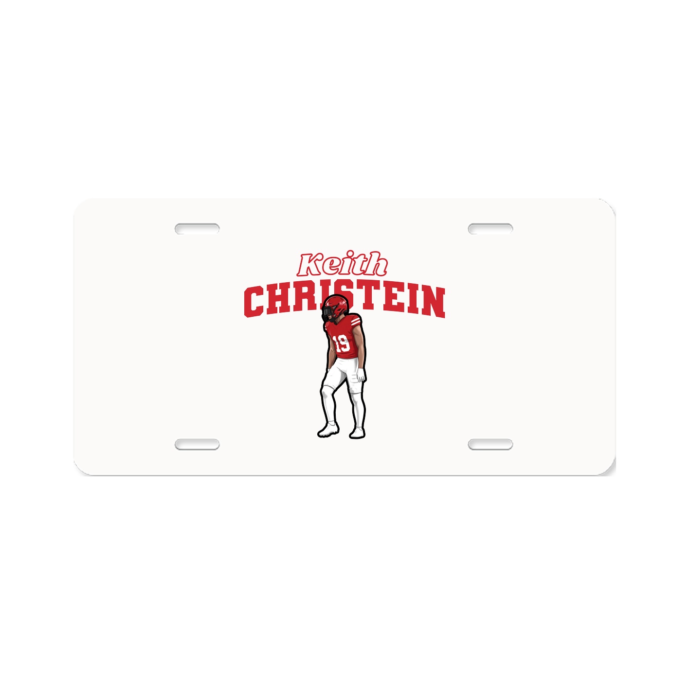 License Plate — Name Arch in Classic