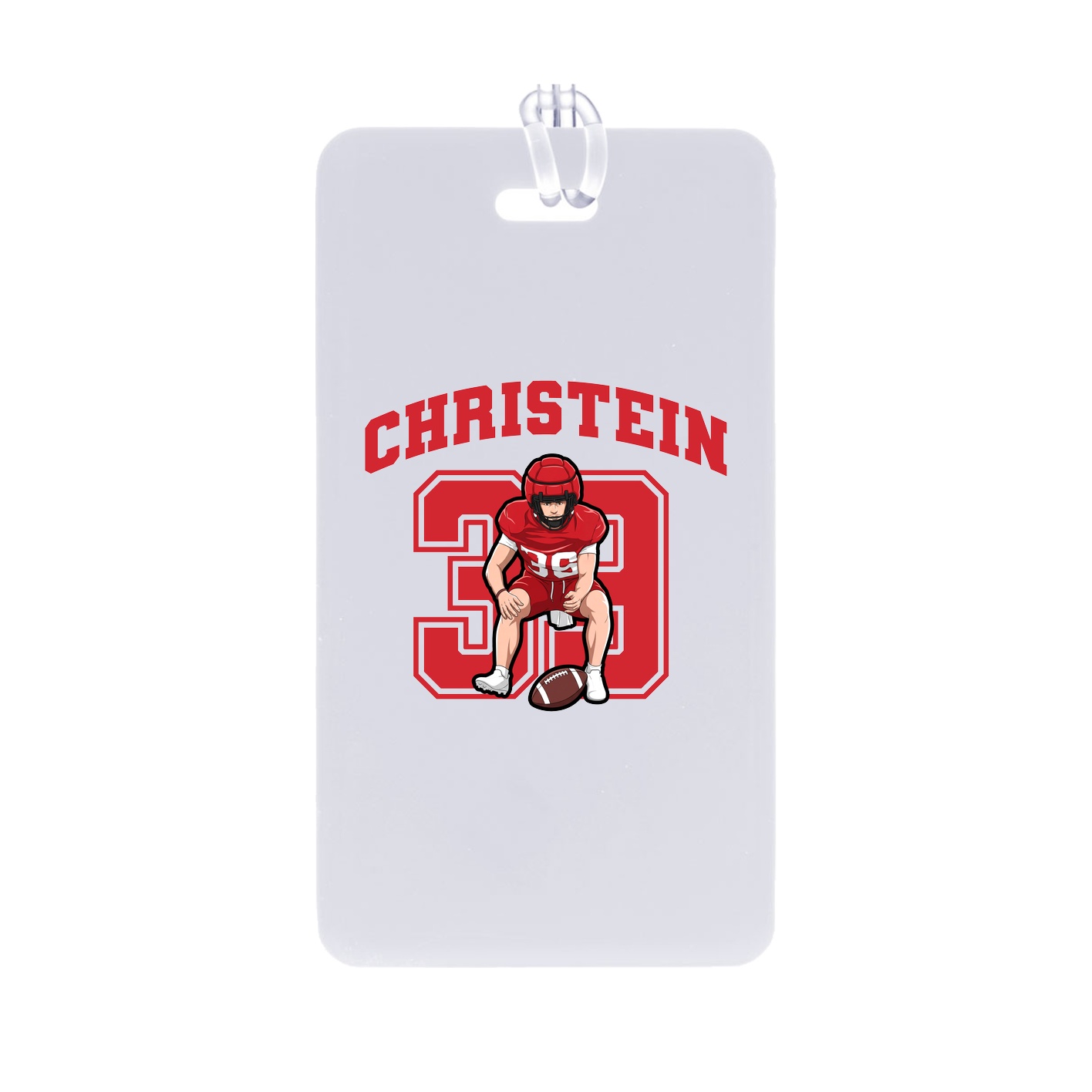Bag Tag — Number in Classic